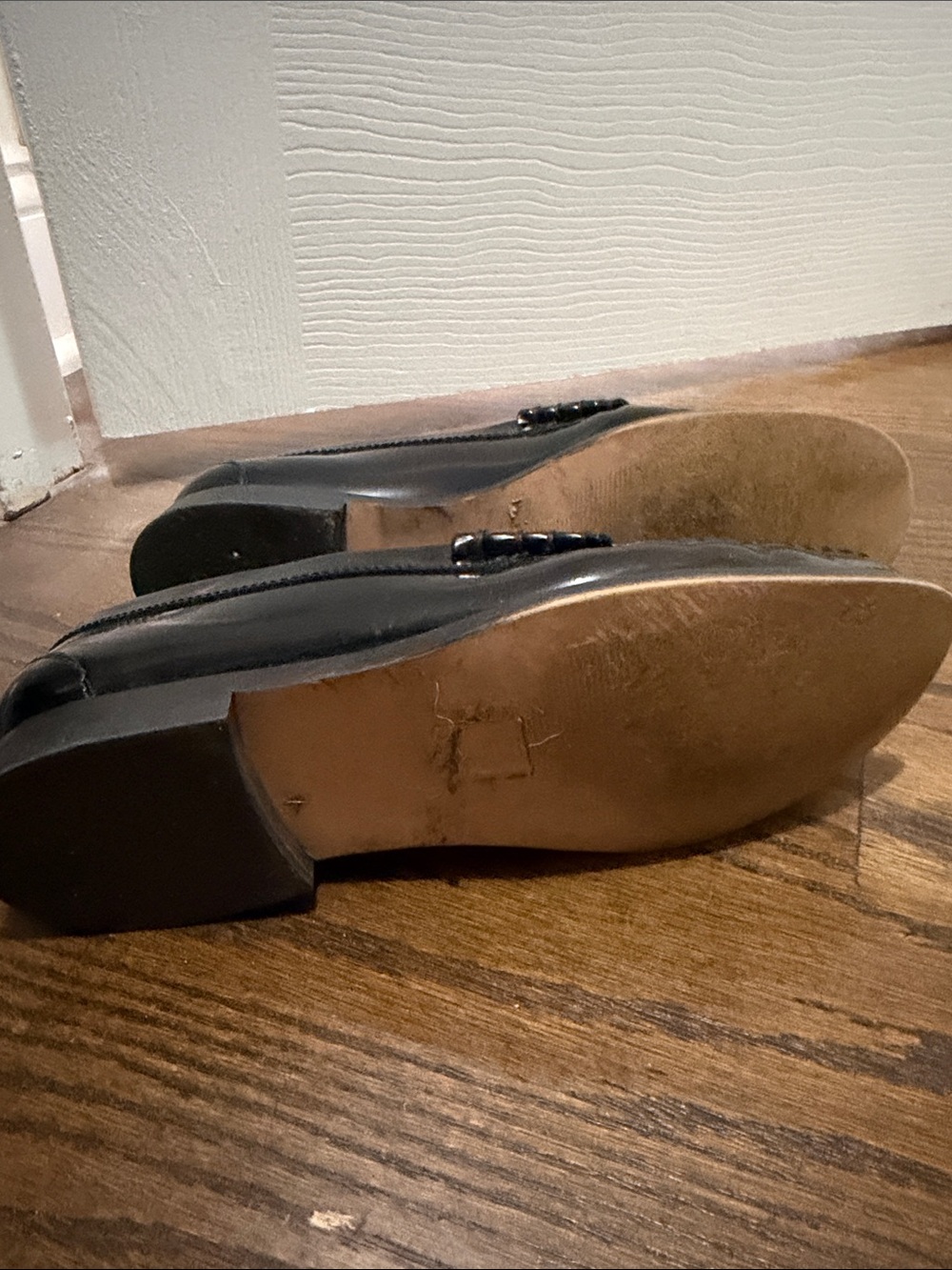 Jcrew Classic Black Leather Penny Loafers - Picture 5 of 7
